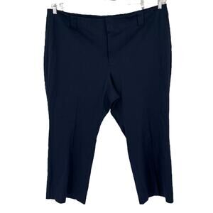 Nic + Zoe Pants Plaza Demi Boot Cotton Bi-Stretch navy blue size 24W